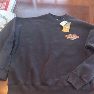 A&F NWT large Olympic Games 1984 Black Sweatshirt
